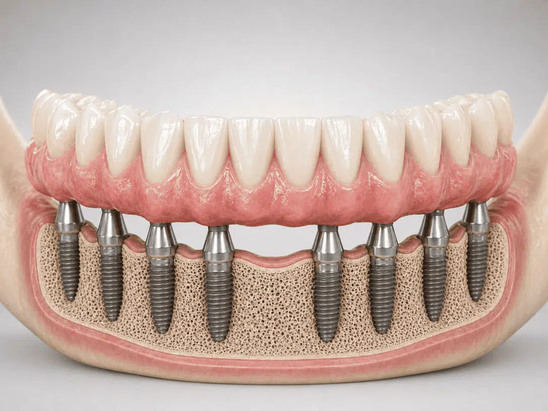 All on X : rehabilitación completa con múltiples implantes